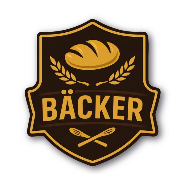 Bäcker Abzeichen Motiv