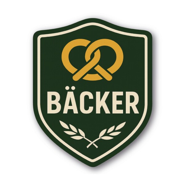 B&auml;cker Wappen Pretzel (je 1x "S, M, L, XL") (Set)
