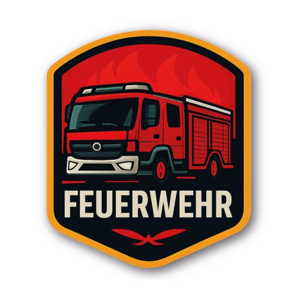 Feuerwehr mit Auto