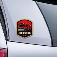 Feuerwehr mit Auto