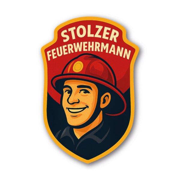 Stolzer Feuerwehrmann