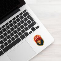 Stolze Feuerwehrfrau