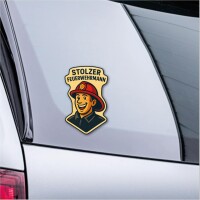 Stolzer Feuerwehrmann