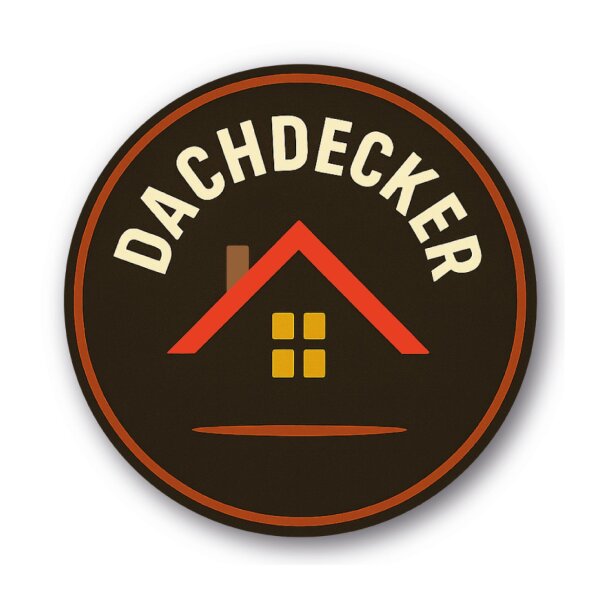 Dachdecker Logo Rund