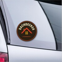 Dachdecker Logo Rund