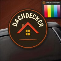 Dachdecker Logo Rund