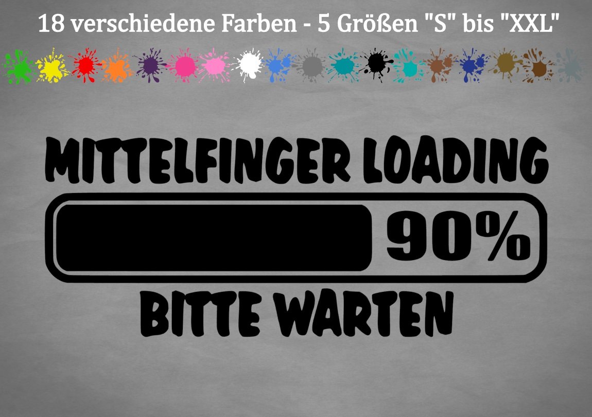 Mittelfinger loading, 3,49