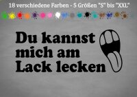 Lack lecken + Zunge